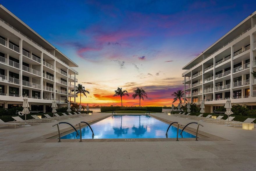 Experience exceptional waterfront living in this beautifully renovated 2-bedroom, 2-bathroom Intracoastal-facing residence at The Cove. Designed for the most discerning buyer, this move-in home has been thoughtfully re-imagined with sophisticated finishes, premium fixtures, additional storage across the hall and meticulous attention to detail throughout. Expansive water views create a stunning natural backdrop, offering tranquil mornings and spectacular sunset vistas from the comfort of your private retreat.

Perfectly positioned in a highly coveted Palm Beach building, residents enjoy deeded beach access directly across the street--providing effortless days of sun, sand, and sea. Located opposite the iconic Four Seasons Resort Palm Beach, The Cove delivers an exclusive address paired wi resort style amenities, including private beach access with daily chair and umbrella service.

White-glove conveniences elevate the lifestyle even further. A dedicated on-site team provides package management and scheduled A/C filter service, while a desirable one-bedroom guest suite is available for residents on a first-come basis--ideal for hosting family and friends.

Following a comprehensive multi-million-dollar capital improvement program, the property now showcases newly redesigned lobbies, upgraded mechanical systems, and a reimagined parking area framed by lush tropical landscaping--ensuring a refined, contemporary living environment.

This is more than a residence; it is a rare opportunity to own a piece of Palm Beach paradise in one of the area's most sought-after waterfront communities.