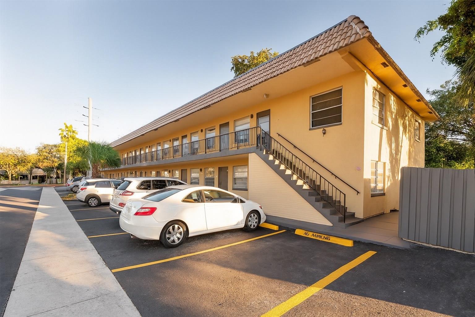 Live just minutes from Wilton Manors in this beautifully updated 1-bedroom apartment! Enjoy a spacious layout with a large bedroom and oversized closet, plus the convenience of assigned parking. Rent includes water, garbage pickup, parking, and on-site laundry access. Fast, hassle-free approval with no minimum credit score required! Move in with just the first month and security deposit. Don’t miss out—schedule your showing today for a quick and easy move-in!