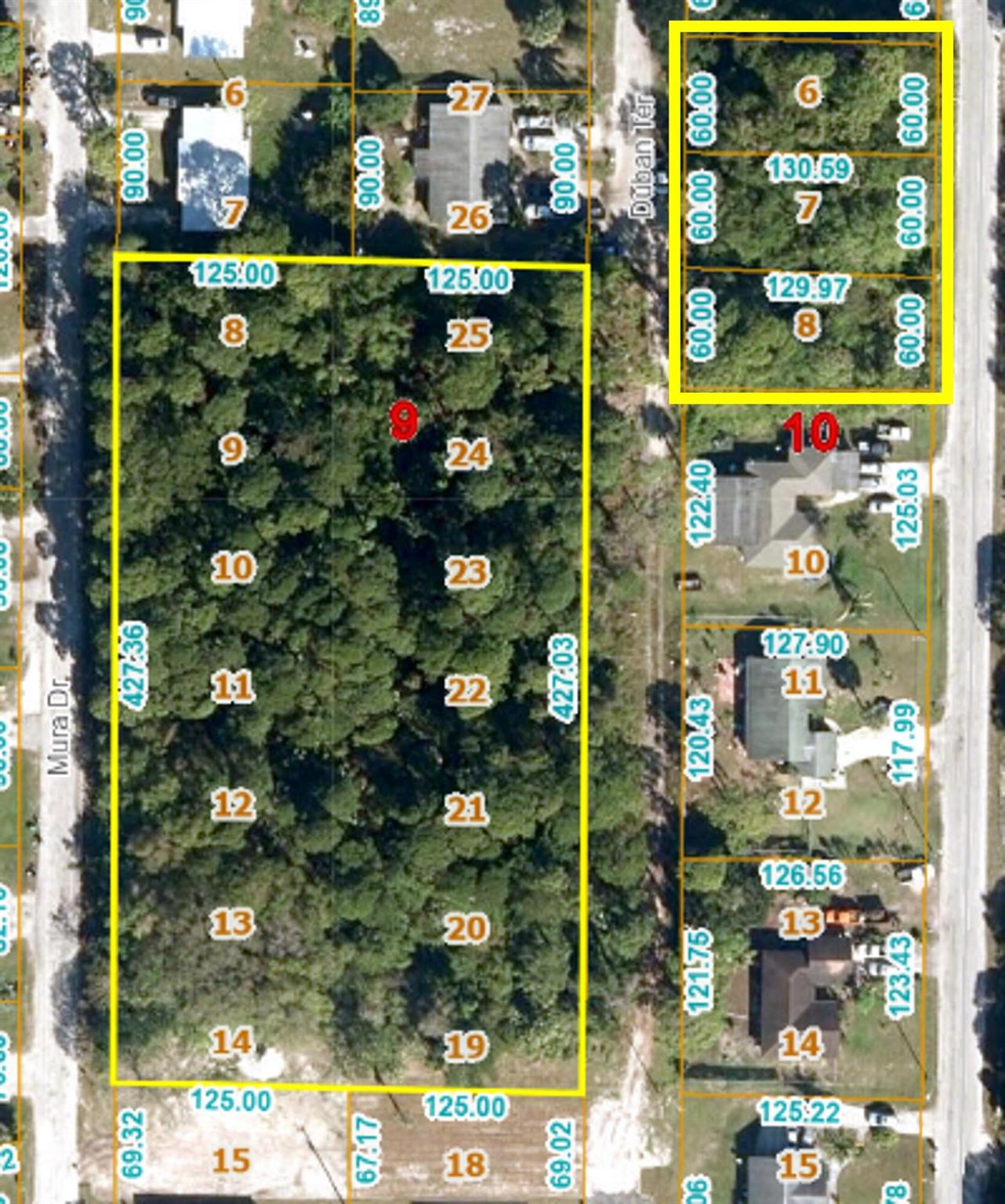 Calling all Builders and Investors! This 14 Lot package is being sold all together or lots may be sold separately. Property has site plan for duplexes/multifamily or you can build single family homes or an apartment building. Sale includes 4 separate parcel id numbers. Located in Fort Pierce close to Rte 1. The lots have been annexed to the city. Water & City Sewer Avail. Great opportunity for rental properties! 2.41 acres total. Additional 3 lot package available on Duban/7th Ave close by.