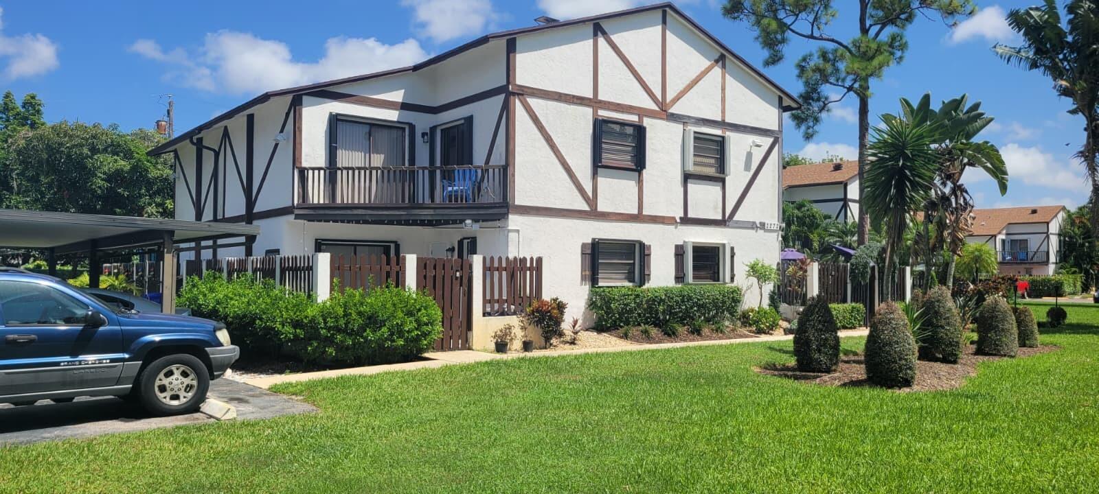 Spacious 2-bedroom, 2.5-bathroom townhome in a small gated community with a sparkling community pool! This well-laid-out home features both bedrooms upstairs for added privacy, a convenient laundry area downstairs, a private enclosed patio, and a balcony off the second floor. Includes two parking spaces--one of which is covered. Prime location close to shopping, dining, and major roadways. Don't miss this opportunity to live in a quiet, well-kept community!