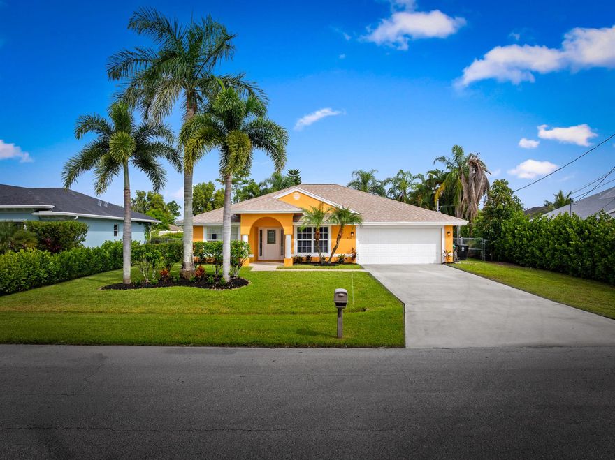 This cozy, well-maintained home features a convenient floor plan, vaulted ceilings, and a spacious kitchen with granite countertops and stainless steel appliances. The split-bedroom layout offers a private primary suite with a large walk-in closet. Enjoy Florida living with a screened-in pool and fenced backyard--perfect for relaxing or entertaining. Located in a quiet, no-HOA neighborhood close to schools, parks, and shopping. Don't miss this Torino gem!