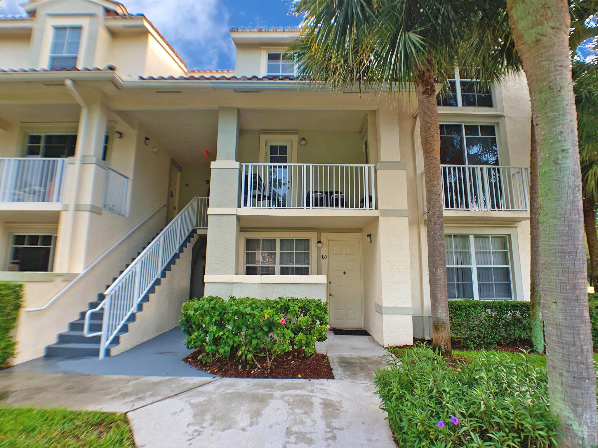 Ready for move-in, this two-bedroom, ground floor, corner condo has tile flooring throughout. Patios on both the front and rear of the apartment allow you to enjoy the outdoors. Unit is convenient to the Abacoa Town Center and the community amenities, which include a fitness center, pool and hot tub. Village of Abacoa currently includes cable and internet. Enjoy area restaurants and entertainment within a few blocks of your front door.