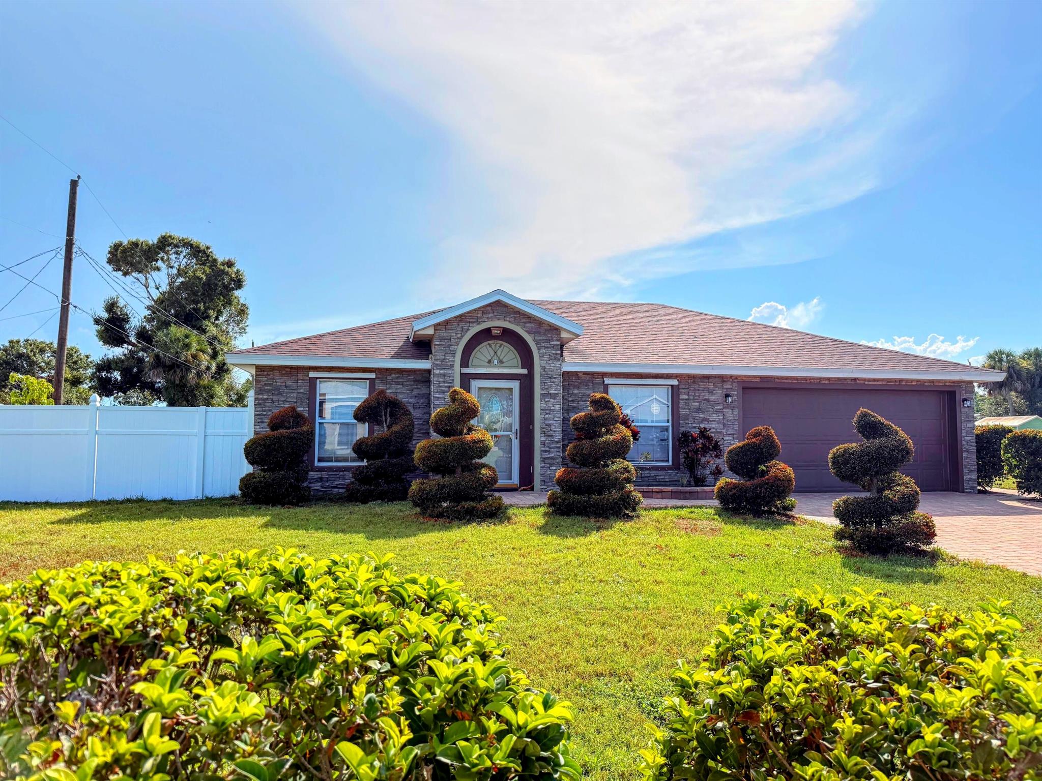 Welcome to this charming concrete block home, which features 3 bedrooms and 2 baths, offering plenty of room. Enjoy the split floor plan and the privacy of a fenced backyard, perfect for playtime or relaxation. Come see why this great space could be the perfect fit for you. Schedule your tour today!