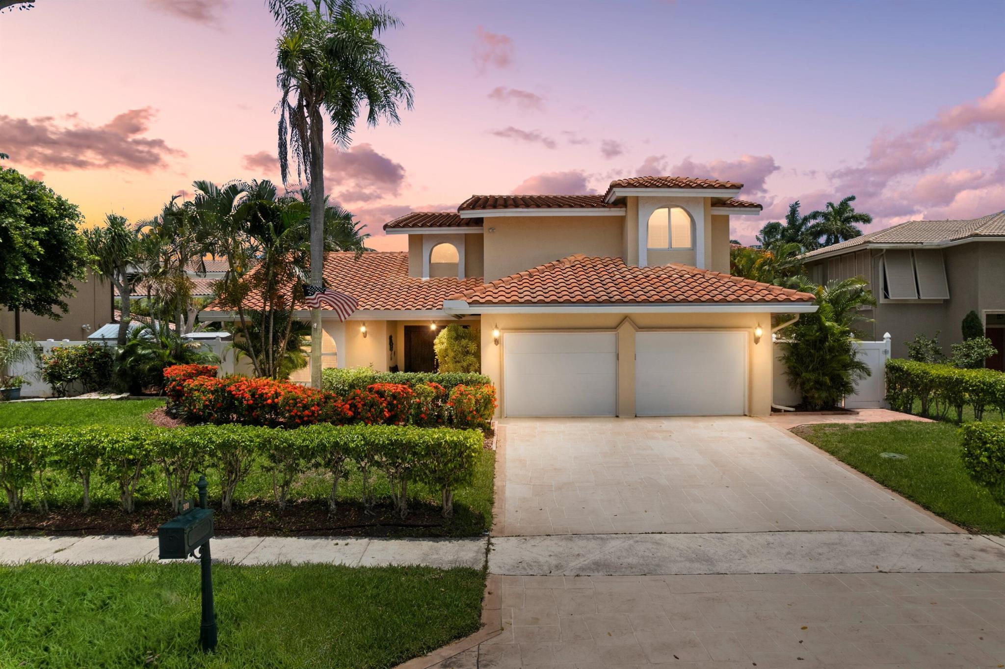 ABSOLUTELY GORGEOUS 2-STORY ESTATE | PRESTIGIOUS ESTOVILLE | PRIME EAST BOCA LOCATION | Hurricane Impact Windows/Doors | Double Door Entrance | Grand Foyer | Dramatic Vaulted Ceilings | Bright Open Floor Plan | LED Recessed Lighting | Crown Molding | Eat-In Kitchen | Granite Counters | Pantry | Light Wood Cabinets | S/S Appliances | Breakfast Nook | Coffee Bar | Wine Fridge | Primary Bedroom Suite | Private Balcony | Custom Walk-In Closet | Ensuite, Dual Sink Vanity, Jacuzzi Tub | Screened Travertine Patio | 2021 Resurfaced Wrap Around Pool | Vinyl Fence | Manicured Tropical Landscaping | 2 Car GA & Storage | 1.5 Miles to Beach | Minutes to Mizner Park & Delray Beach Atlantic Ave | Low HOA Fee | Tankless WH | AC 2021 | Roof 2018 | Propane Tank | House Generator | PRESENT ALL OFFERS!