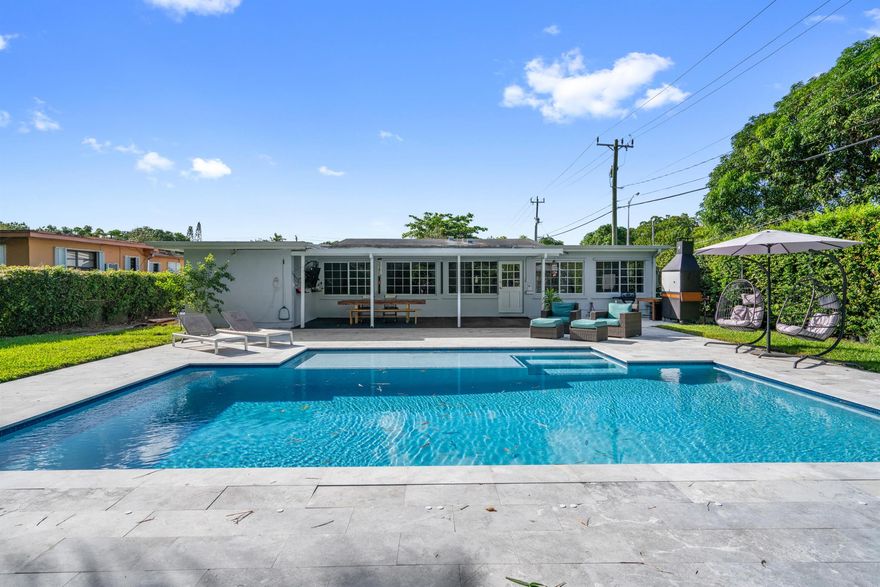 Turnkey stunner in North Miami! This fully renovated 4/3 features a spacious layout with room for a family, guests, or multi-generational living. Step into your private oasis with a sparkling saltwater pool, perfect for hosting, relaxing, and soaking in endless Miami sunsets. Convenient location with instant access to shops, schools, and major highways. This one truly brings the wow factor!