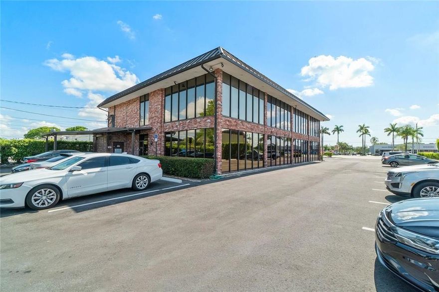 Free Standing 2 Story Office Building on State RD 7! Private Parking! Turnkey Professional Office Space with Separate Call Rooms! Private Offices! Conference Rooms! Kitchen/Dining Room! Excellent Exposure.. Great central location within Steps to North Broward Medical Center and The Florida Turnpike!