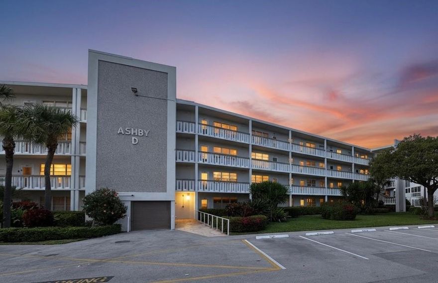 Beautiful and incredibly clean 2-bedroom, 1.5-bath condo in desirable Century Village East! Enjoy stunning lake views and a completely remodeled kitchen featuring high-end appliances, granite countertops, custom cabinet lighting, and abundant cabinet space. Tile floors run throughout the home for a bright, low-maintenance feel. Located just minutes from the beach, this community offers exceptional amenities including a clubhouse with theater, indoor and outdoor pools, tennis and pickleball courts, a fitness center, classes, social clubs, and convenient courtesy transportation buses. Enjoy an active lifestyle in a vibrant 55+ community with everything you need close by. Some photos visually enhanced