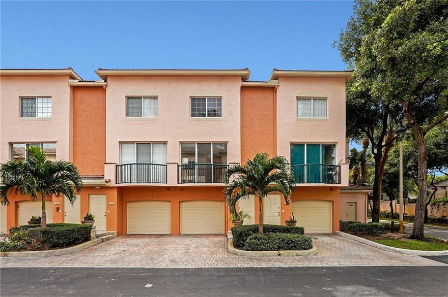 ***LOCATION LOCATION LOCATION*** Enjoy walking to the Beach, Restaurants and Nightlife from this Highly sought after Gated Community of Village East.  This 1 Bedroom 3 Story Townhome comes with your own Private Garage. The Unit is tastefully Furnished and ready to move right in!  Tons of Storage and Closet space.  The Complex amenities include a Full Service Business Center, Gym, Car Wash Station and BBQ Grill Area