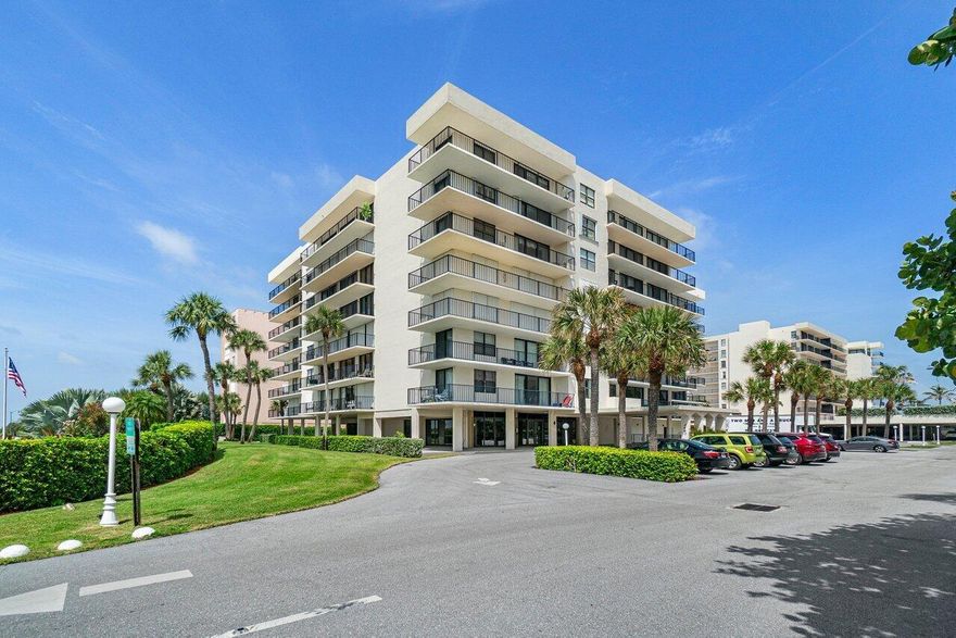 Enjoy stunning ocean views from this spacious 2 bedroom, 2 bath residence at The Claridges. With 1,436 sq ft of open living space and a large balcony, the home features an open living and dining area, split bedrooms for privacy, ample closets, and en-suite bathrooms with granite countertops. The kitchen includes granite counters, bistro lighting, a built in bar, and a dressing room vanity, making it both functional and comfortable. Enjoy morning coffee or evening sunsets with ocean views from your balcony. Residents enjoy an oceanfront heated pool, fitness center, game and social rooms, 24-hour manned security, personal and bike storage, a grilling area,