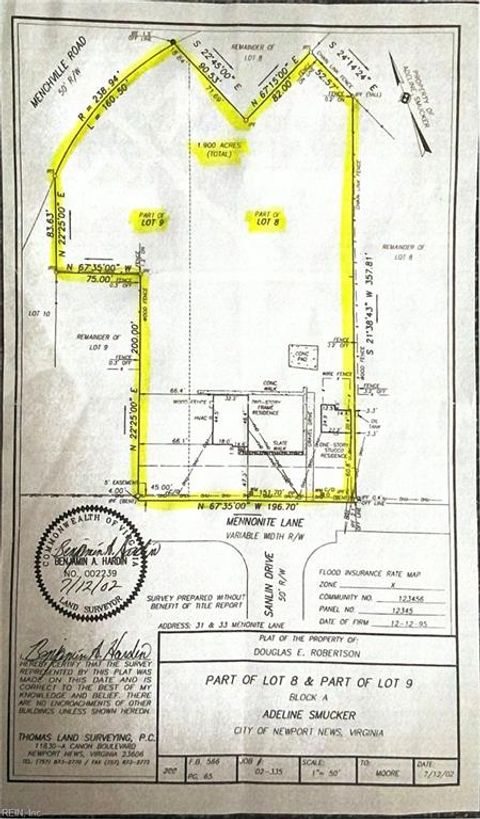 33 Mennonite Lane, Newport News, VA 23602 - MLS#: 10575916
