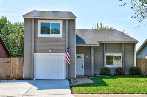 753 Deer Lake Drive, Virginia Beach, VA 23462 - MLS#: 10579569