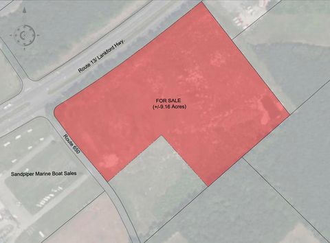 Vacant Land For Sale - 9 ACRES Lankford Hwy #N/A<br/> Accomac, VA 23301