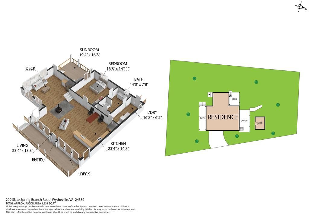 Photo of 209 Slate Spring Branch Rd, Wytheville, VA 24382 (MLS # 103548)