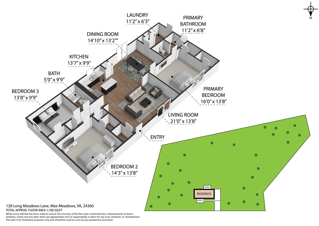 Max Meadows, Virginia 24360, United States, 3 Bedrooms Bedrooms, ,2 BathroomsBathrooms,Residential,Active,231024