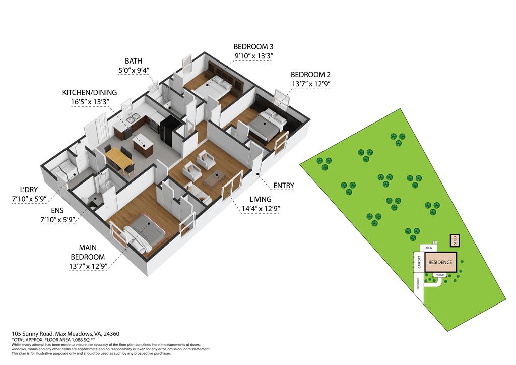 Max Meadows, Virginia 24360, United States, 3 Bedrooms Bedrooms, ,2 BathroomsBathrooms,Residential,Pending,126426