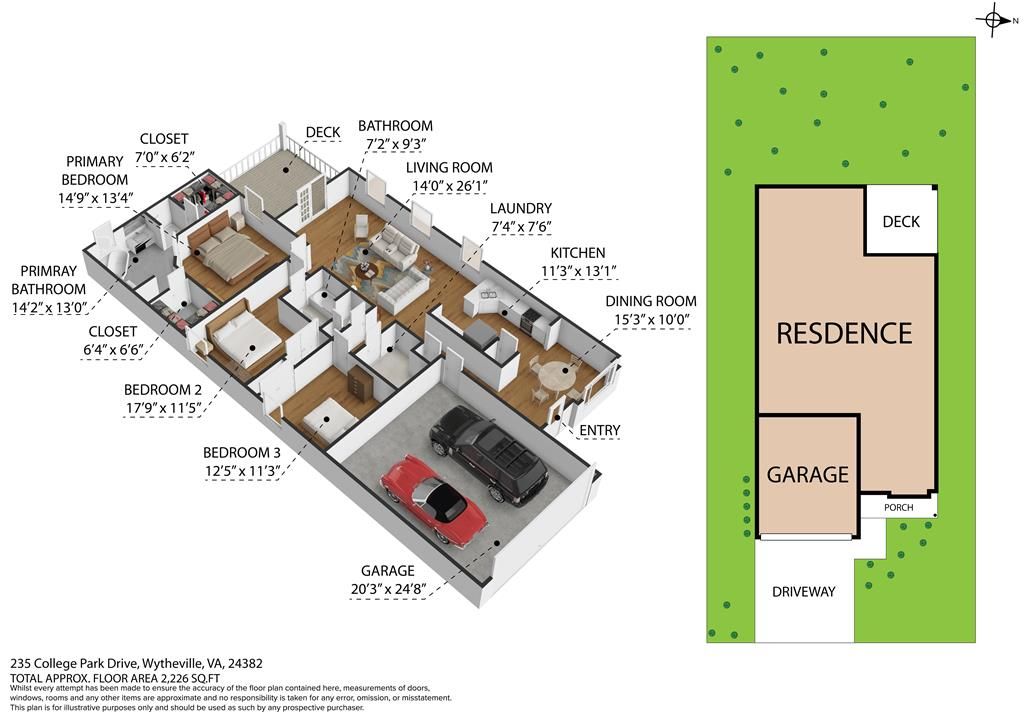 Photo of 235 College Park Drive, Wytheville, VA 24382 (MLS # 104126)
