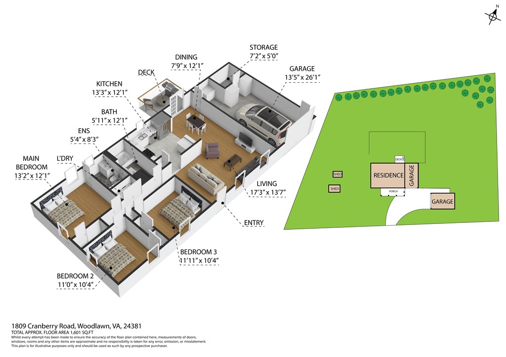 Woodlawn, Virginia 24381, United States, 3 Bedrooms Bedrooms, ,2 BathroomsBathrooms,Residential,Active,161883