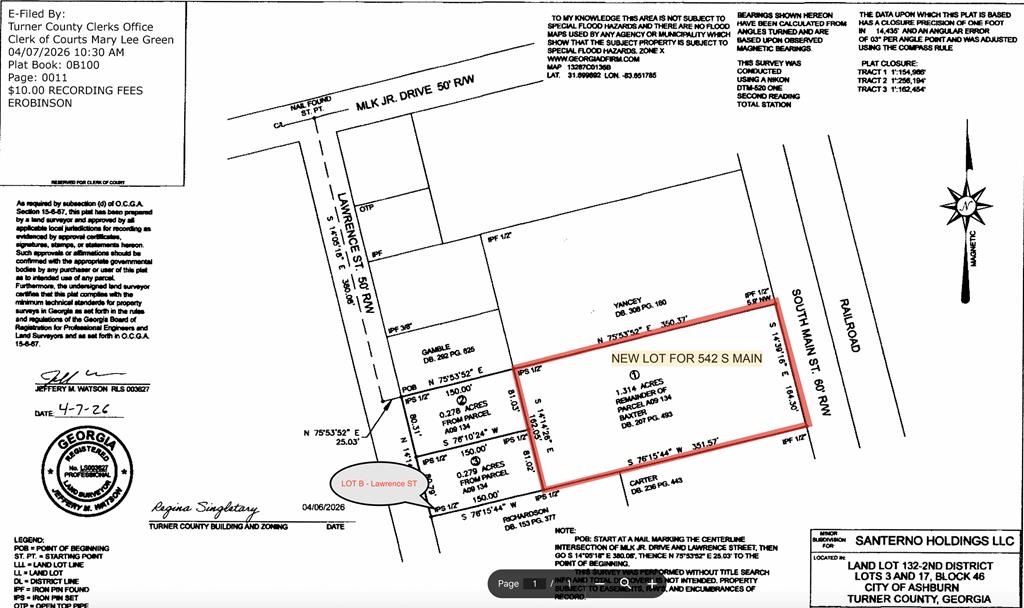 Lot B Lawrence Street
