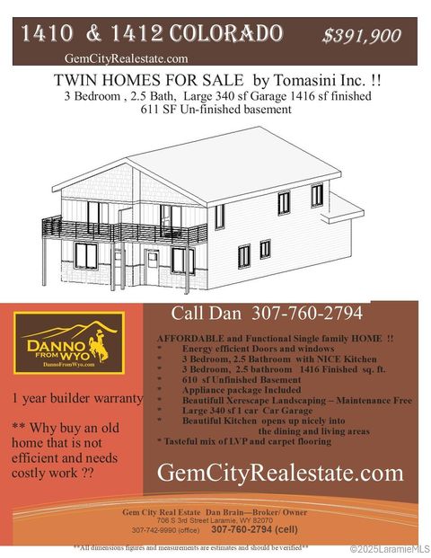 Photo of 1412 S Colorado Ave, Laramie, WY 82070 (MLS # 250560)
