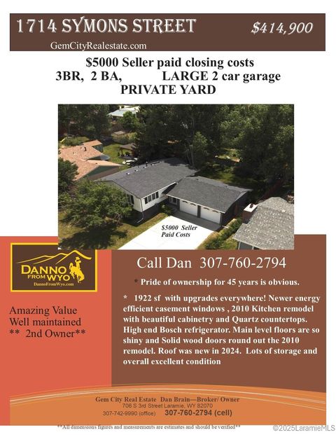 Photo of 1714 Symons Street, Laramie, WY 82070 (MLS # 250474)