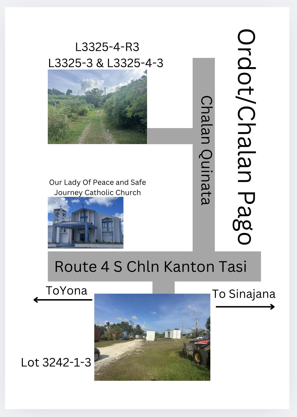 L3242-1-3 Off of Route 4, Chalan Pago