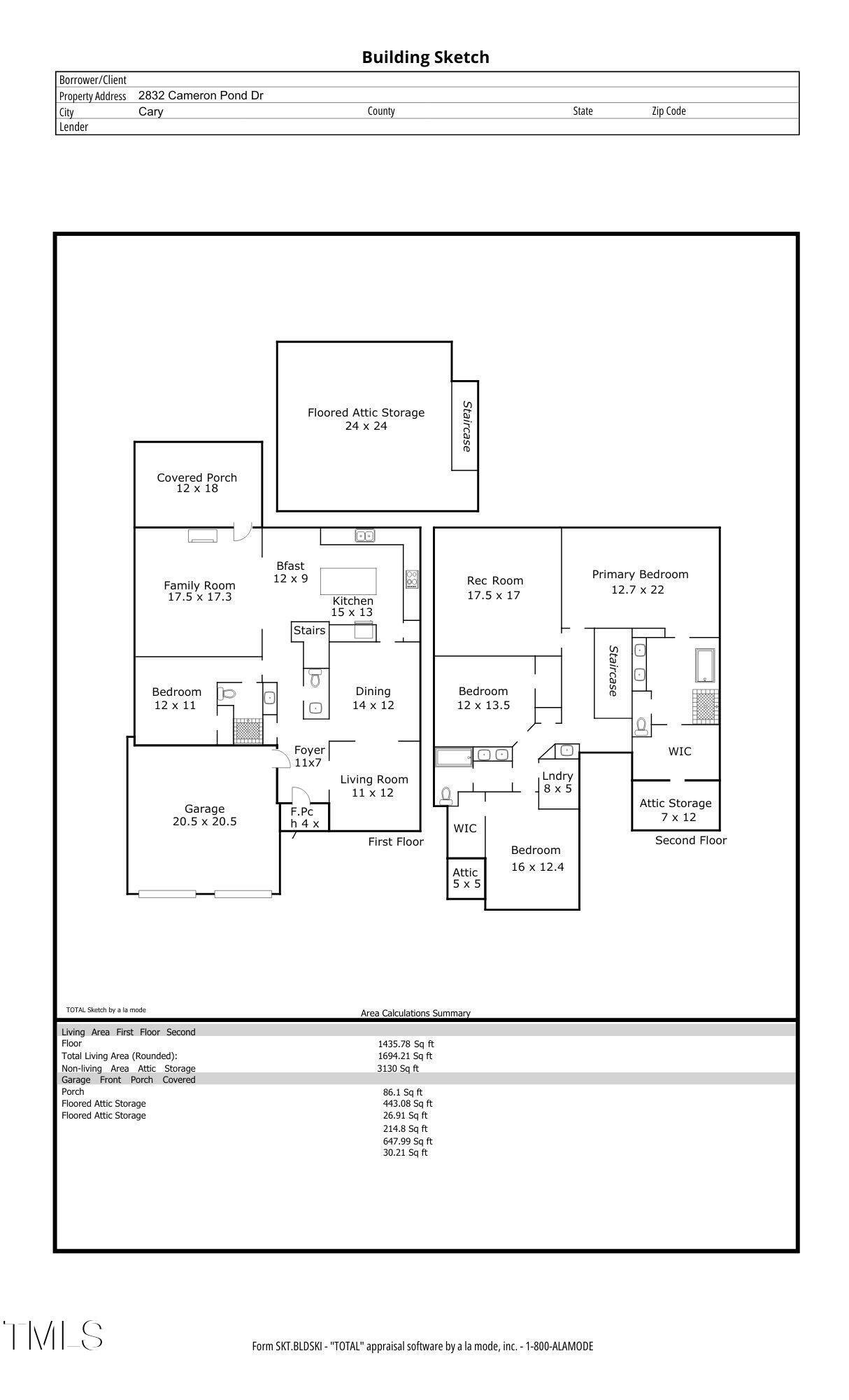 2832 Cameron Pond Drive