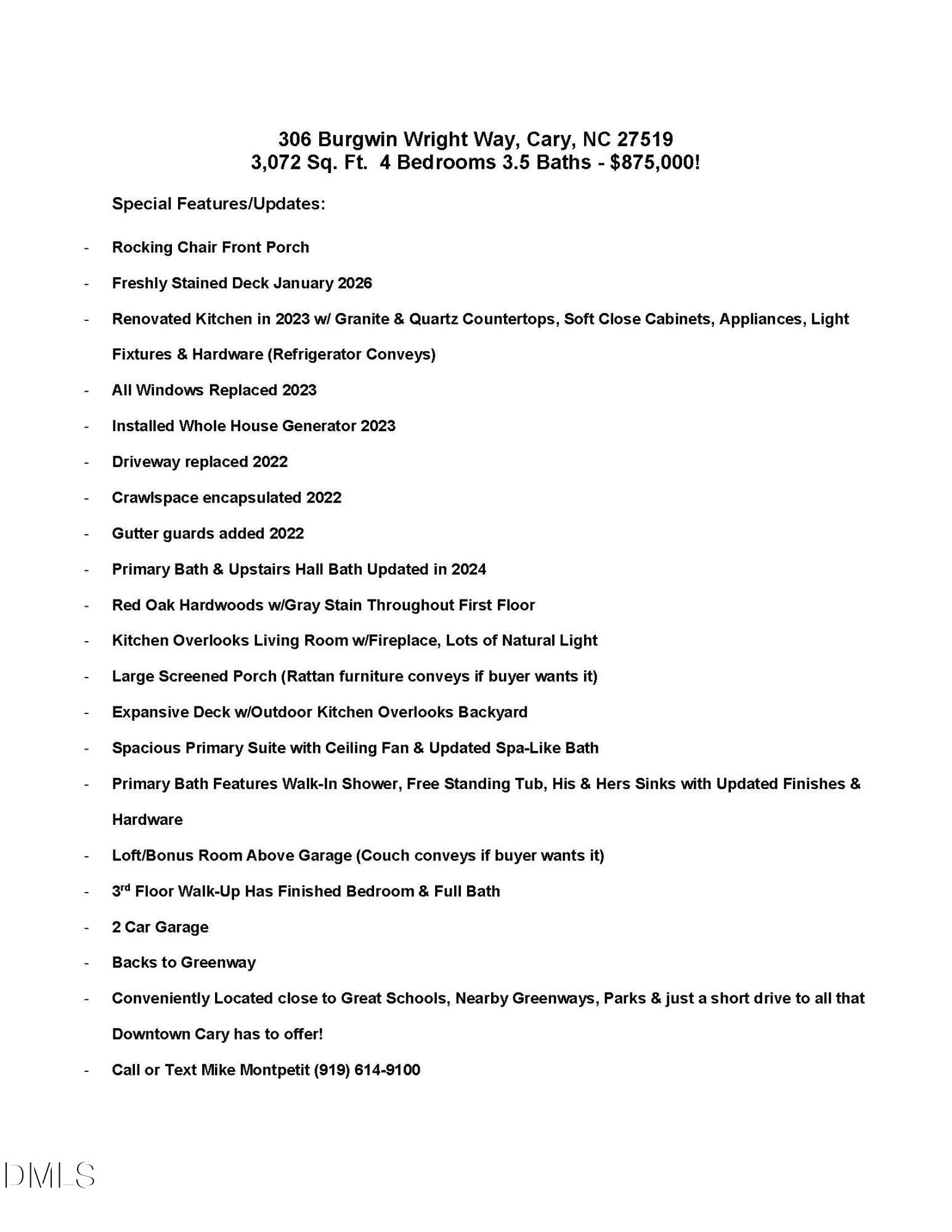 306 Burgwin Wright Way