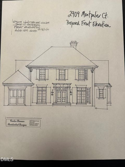 2909 Montpelier Court Raleigh NC 27609