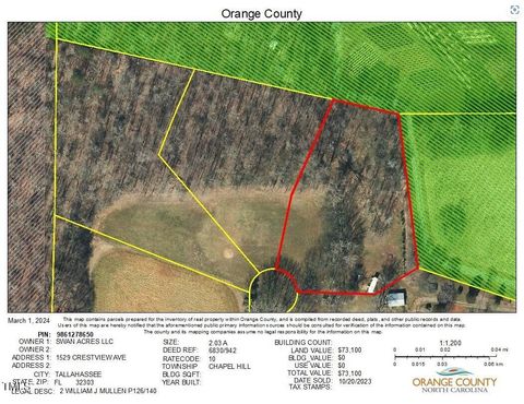 923 Arthur Minnis Road Lot 2 Hillsborough NC 27278
