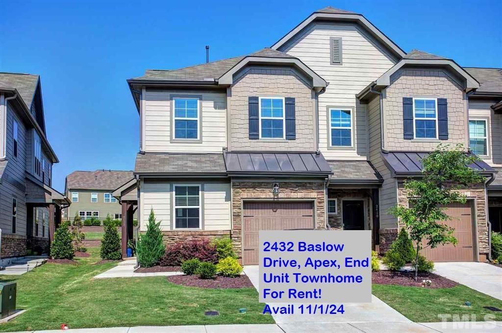2432 Baslow Drive, Apex, NC 27539, MLS #10057735 - Allen Tate