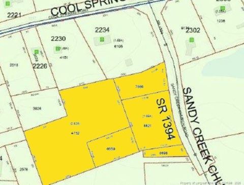 0 Cool Springs /Sandycreek Road Sanford NC 27330