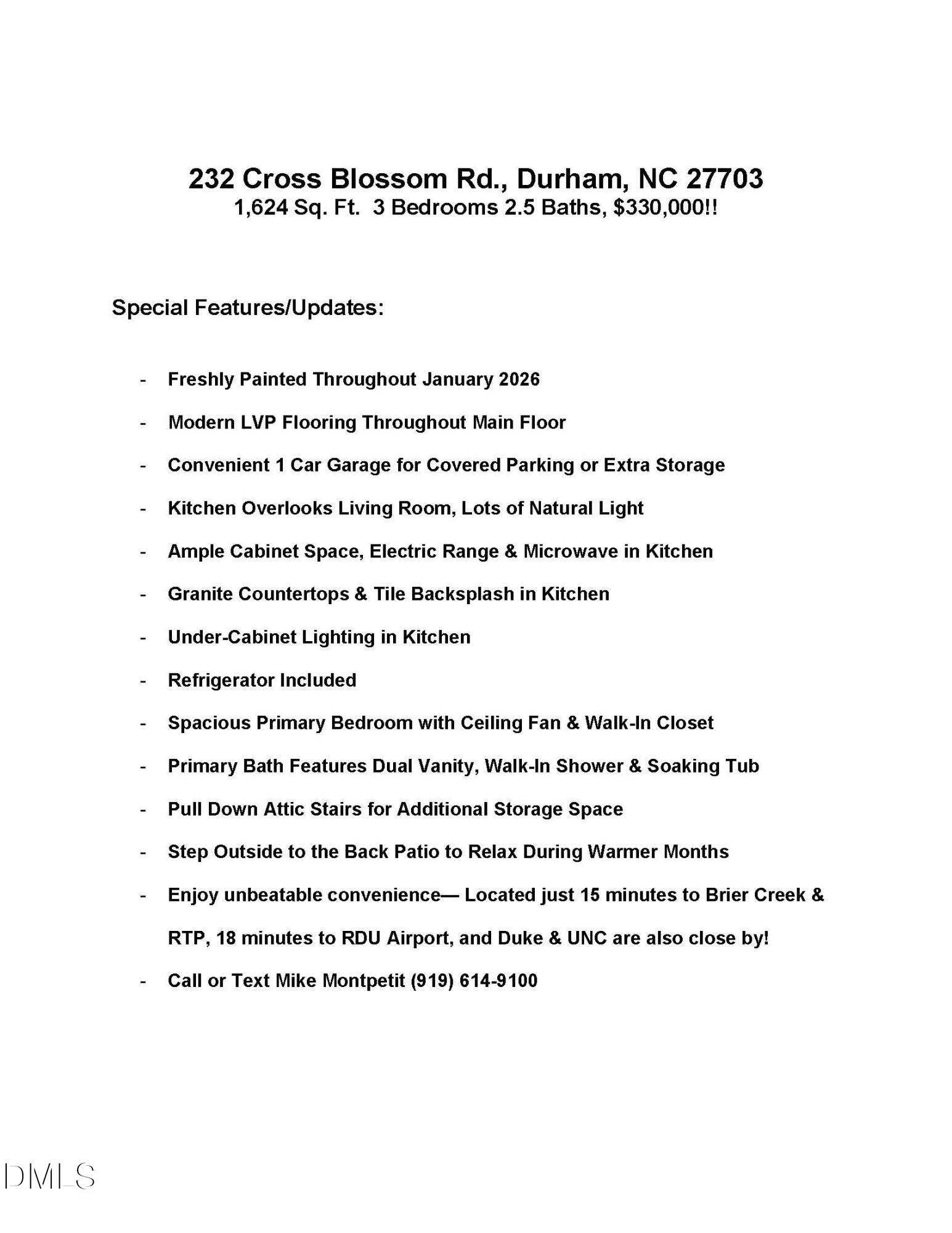 232 Cross Blossom Road