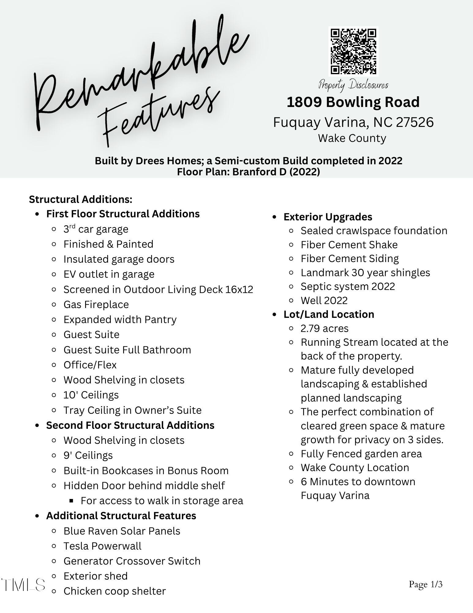 1809 Bowling Road