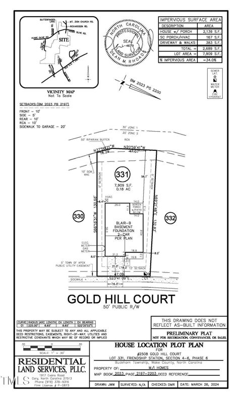 Single Family Residence in Apex NC 2508 Gold Hill Court 6.jpg