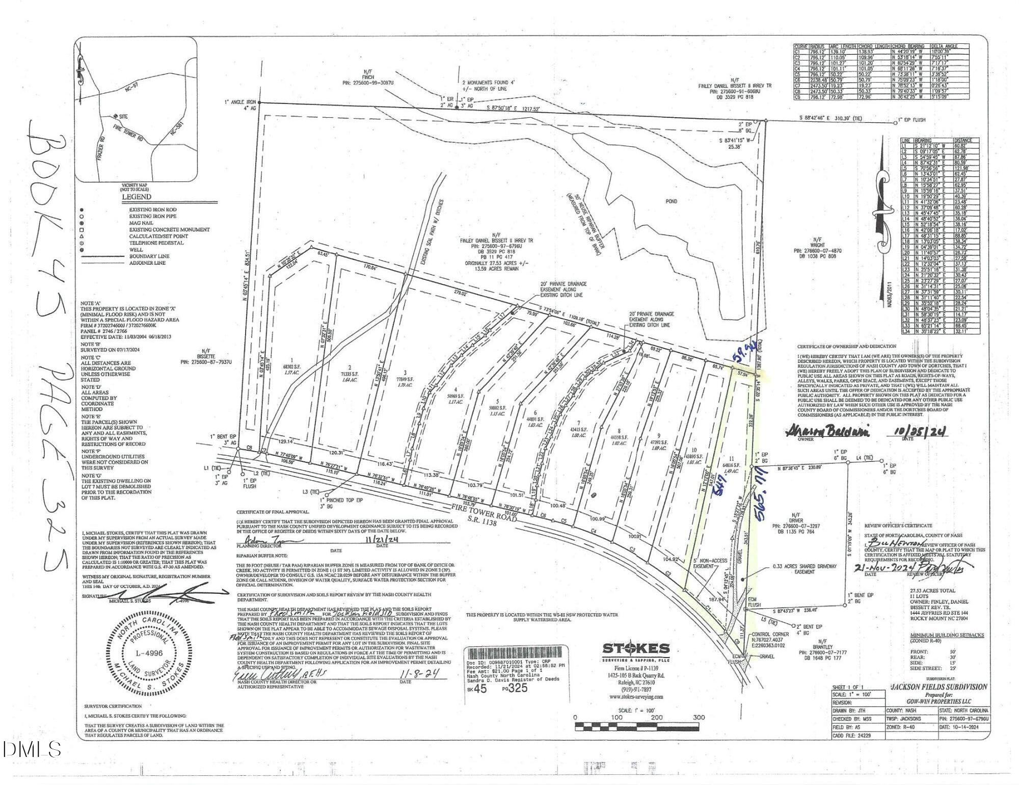 Lot 11 Fire Tower Road