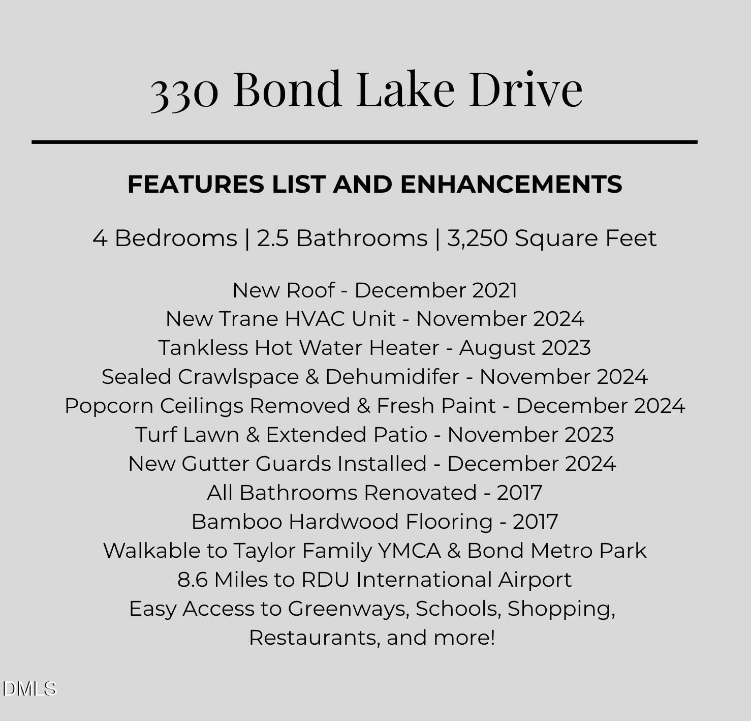 330 Bond Lake Drive