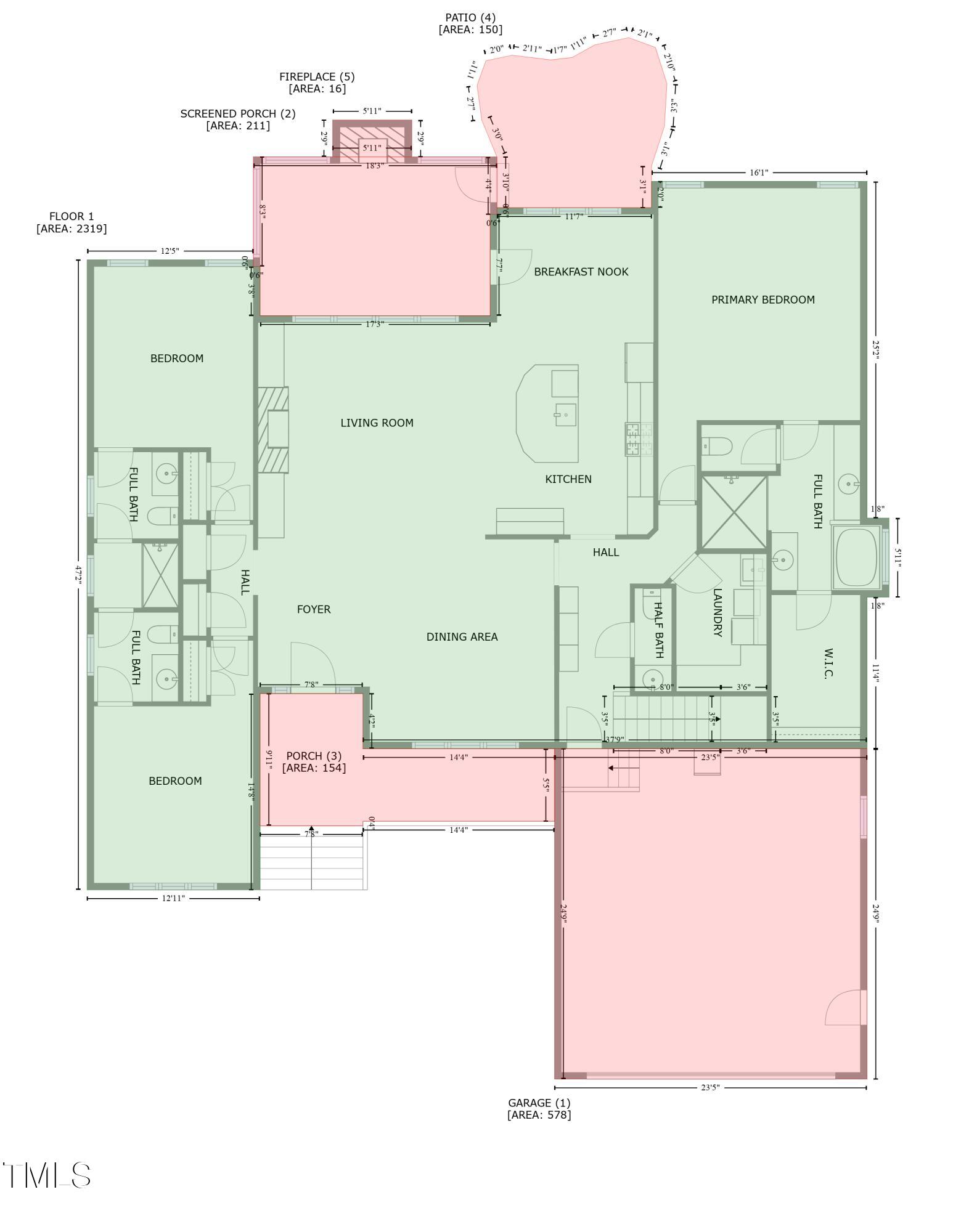 Rolesville, North Carolina 27571, United States, 3 Bedrooms Bedrooms, ,3 BathroomsBathrooms,Residential,Active,97284