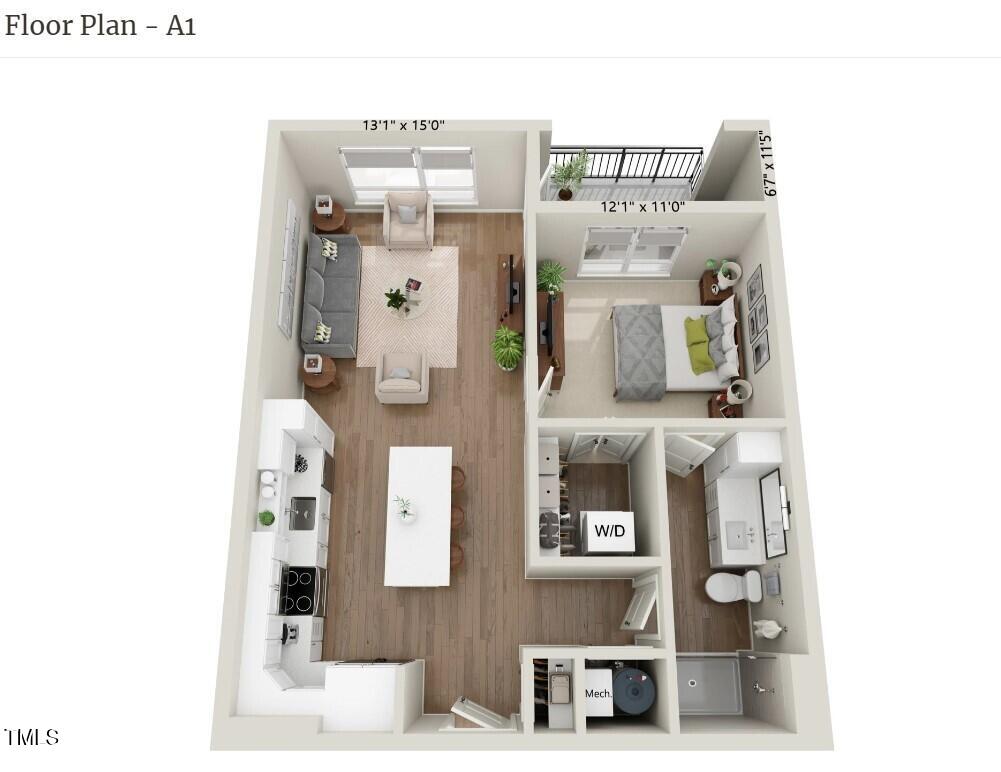 Cary, North Carolina 27511, United States, 1 Bedroom Bedrooms, ,1 BathroomBathrooms,Residential,Active,139202