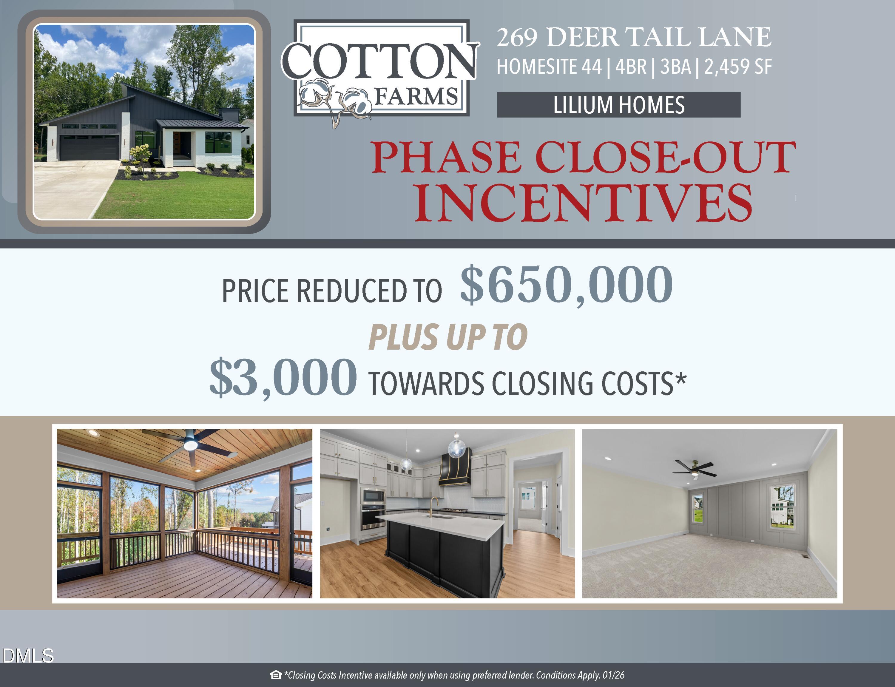 269 Deer Tail Lane Lot 44