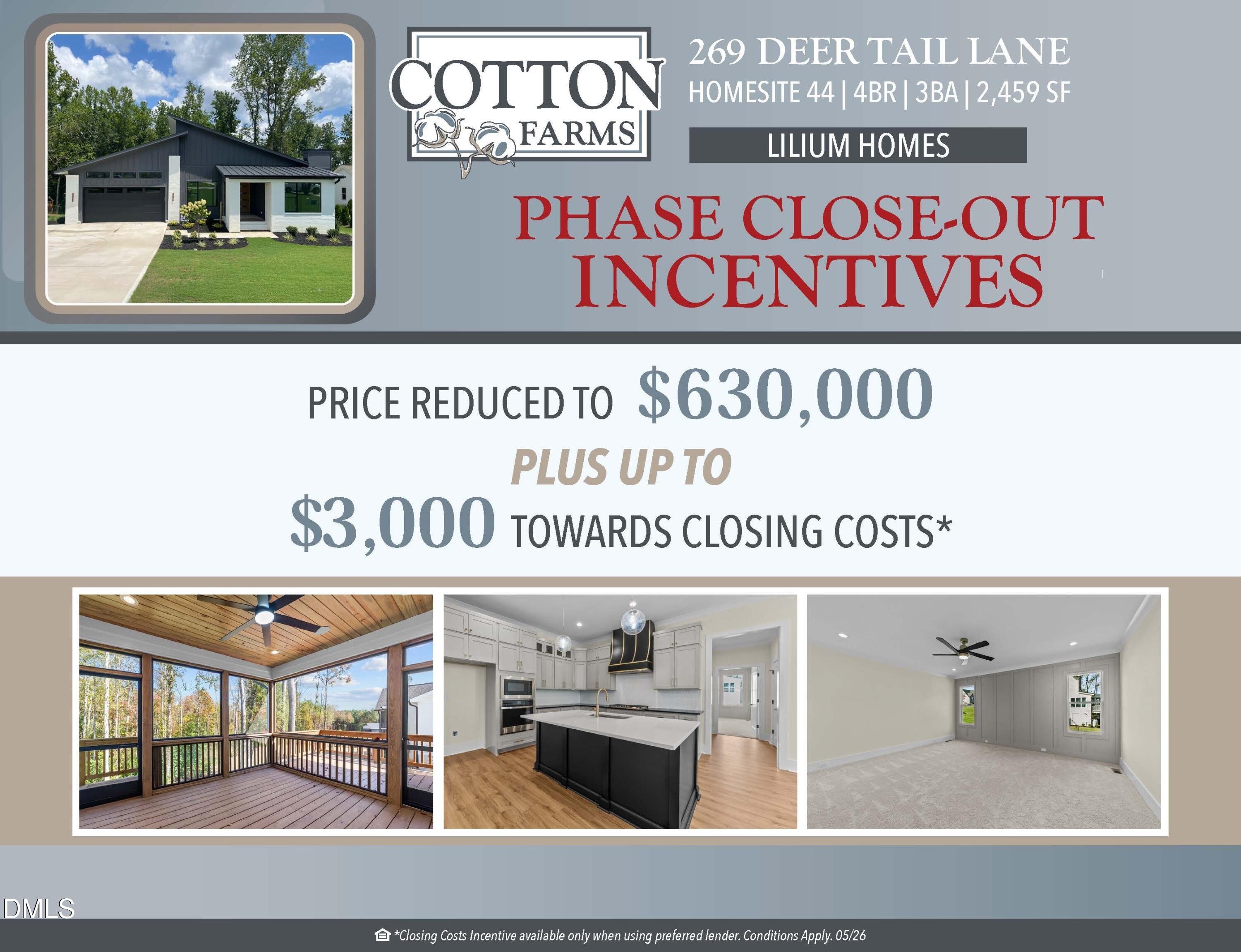 269 Deer Tail Lane Lot 44