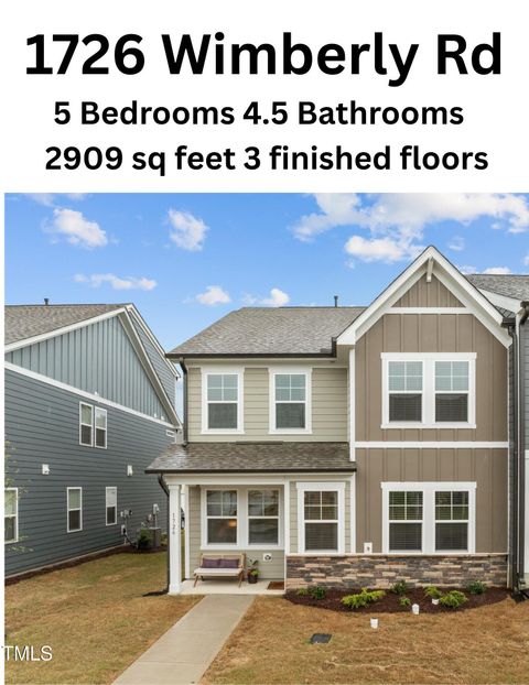 1726 Wimberly Road Apex NC 27523