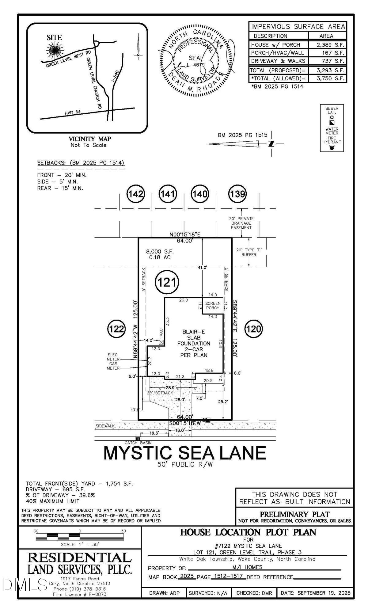 7122 Mystic Sea Lane Lot 121