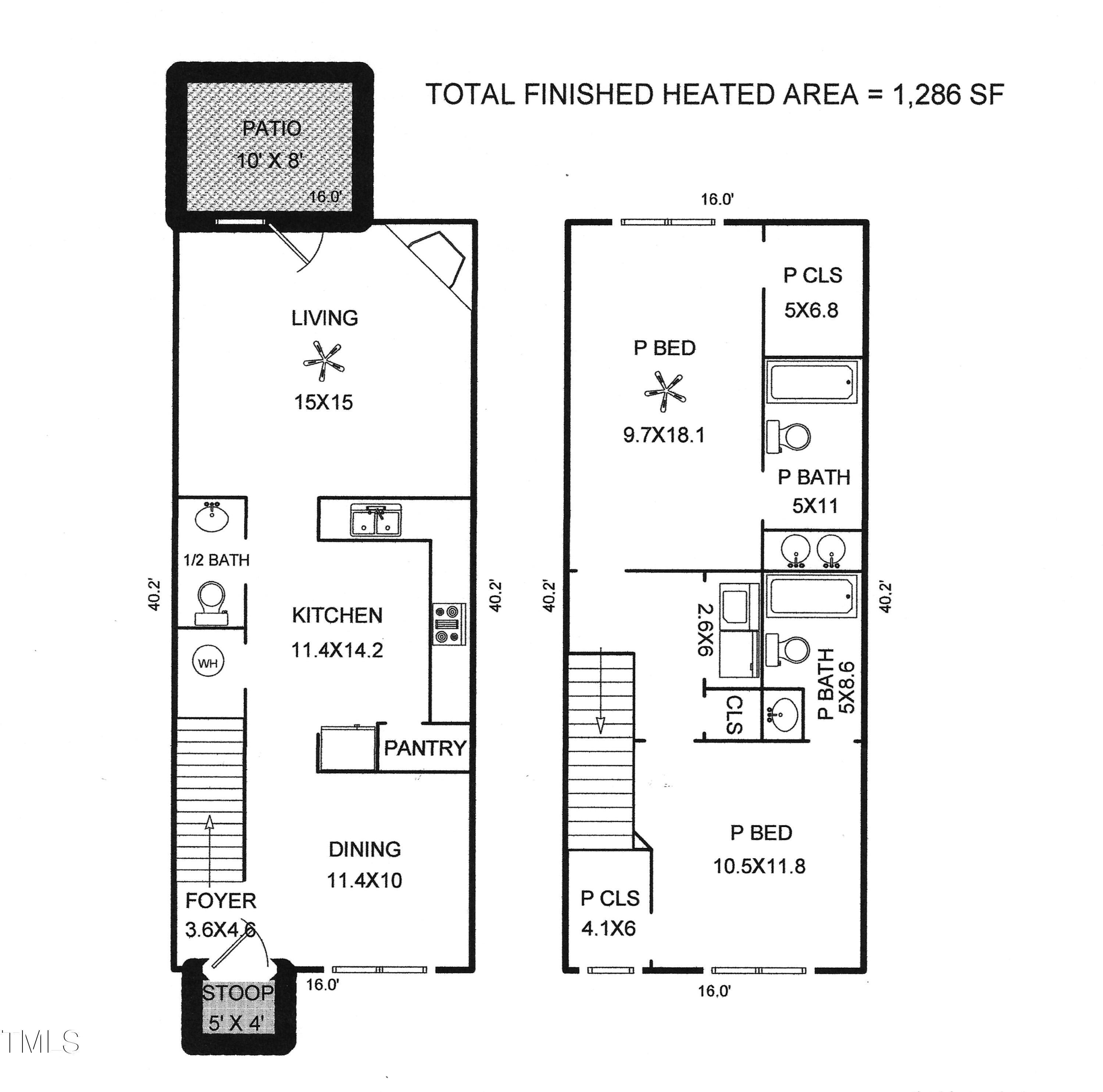 Durham, North Carolina 27713, United States, 2 Bedrooms Bedrooms, ,3 BathroomsBathrooms,Residential,Active,257636