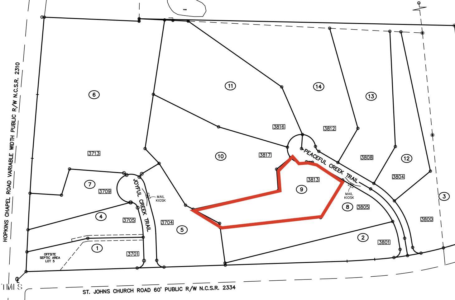 Lot C Peaceful Creek Trail