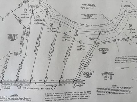 11.22 Acre Sutton Road Louisburg NC 27549