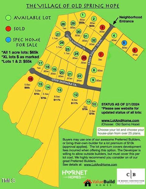 Lot 29 River Meadow Trail Spring Hope NC 27882
