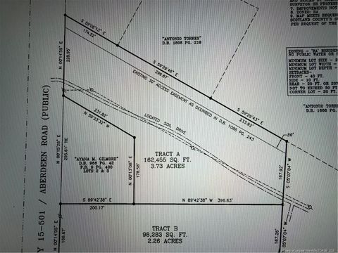 Tract A Aberdeen Road Marston NC 28363