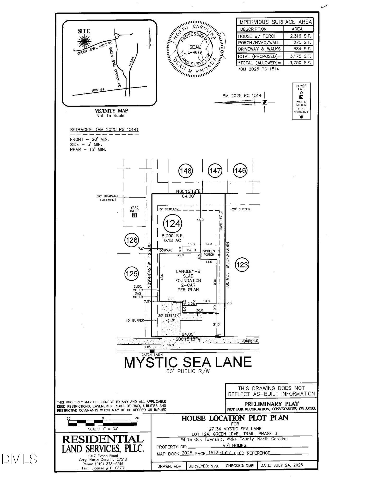 7134 Mystic Sea Lane Lot 124