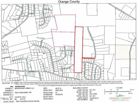 Tbd N Frazier Road Efland NC 27243