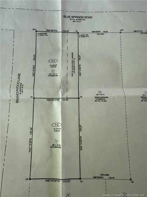 Blue Springs rd LOT 1-1 Road Raeford NC 28377